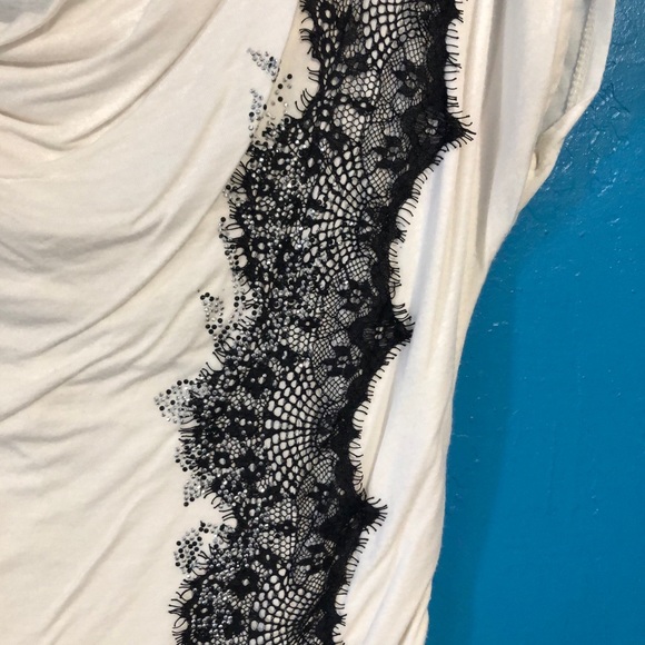 Ladies Capped Sleeved Flashy Shirt - Picture 5 of 8